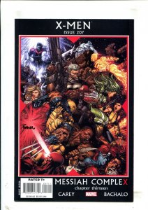 X-Men #207 - Signed David Finch / Messiah Complex Chapter 13 (8.5) 2008