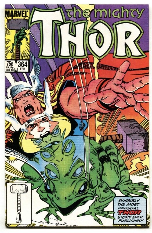 Thor #364 1983-First Frog THOR-Walt Simonson-VF/NM