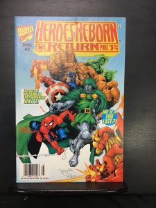 Heroes Reborn: The Return #3 Newsstand Edition (1997) vf