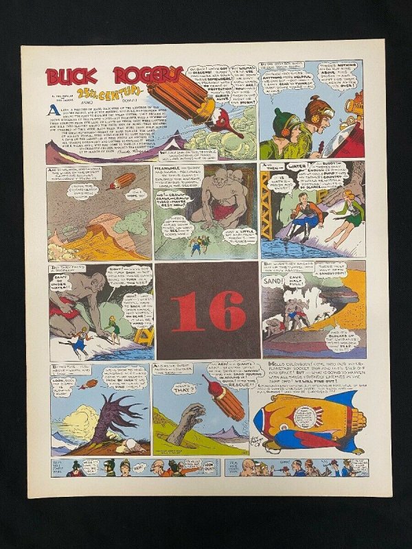 Buck Rogers #16- Sunday pages No. 181-192 - large color reprints