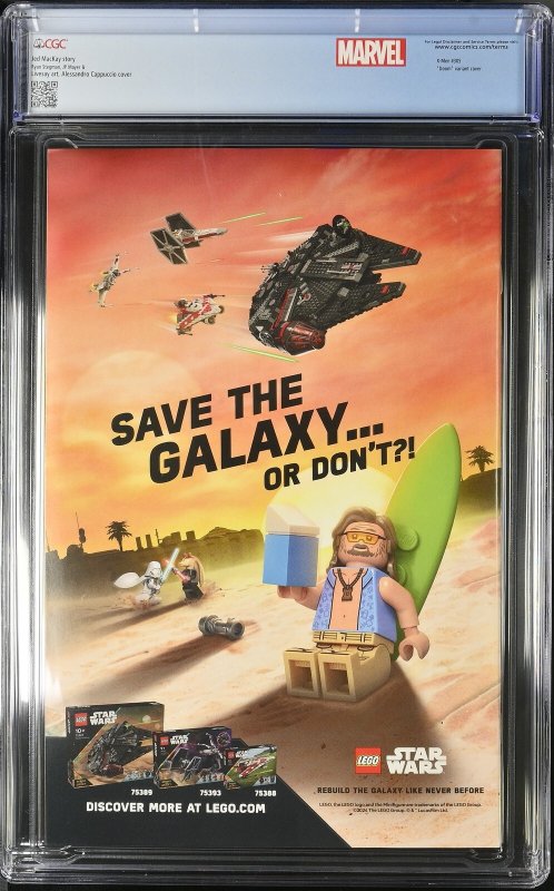 X-MEN #5 MARVEL COMICS ALESSANDRO CAPPUCCIO DOOM VARIANT CGC 9.8 CUSTOM LABEL