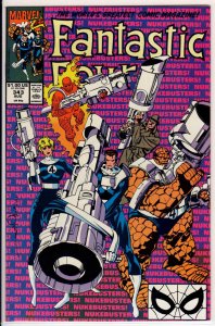Fantastic Four #343 Direct Edition (1990) 9.2 NM-