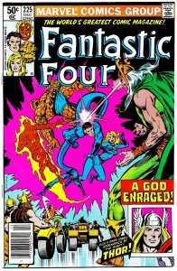 FANTASTIC FOUR #225 (Dec1980) 8.0 VF Sienkiewicz Pencils! • THOR guest stars!