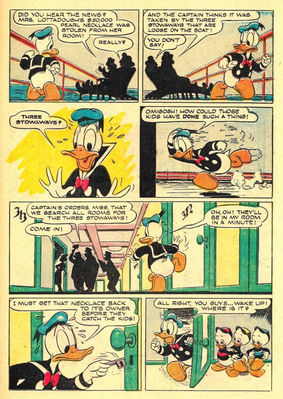 4 COLOR #318 DONALD DUCK in No Such Varmint ('51) 8.5 VF+  Carl Barks!