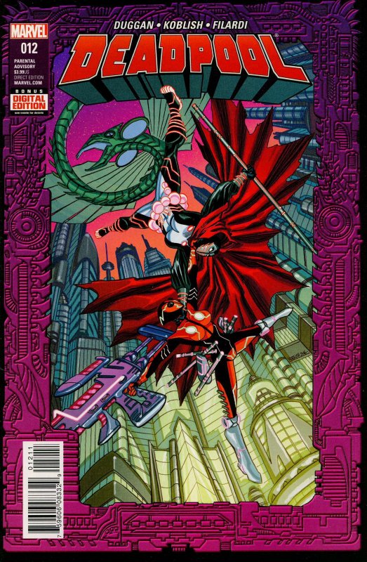 Deadpool (5th Series) #12 VF ; Marvel | Deadpool 2099 Mike Allred