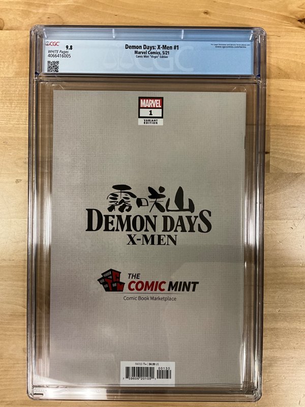 Demon Days: X-Men Besch Comic  Mint Virgin Edition (2021) CGC 9.8