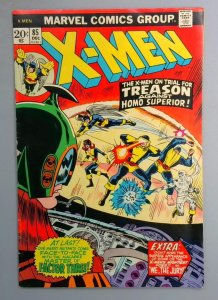 Uncanny X-Men #85 VG+ Marvel 1973 LN1