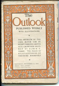 Outlook 12/27/1913-Rirual Murder-Mona Lisa-100+ years old-VG