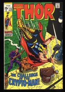 Thor #174 FN/VF 7.0 Tongie Farm Collection Marvel Comics