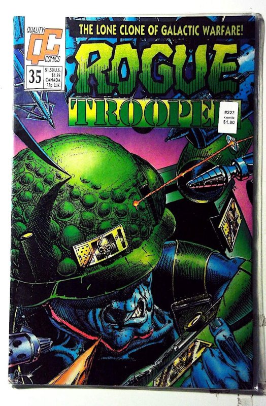 Rogue Trooper #35 (1989) Quality Communications 1st Print Comic Book