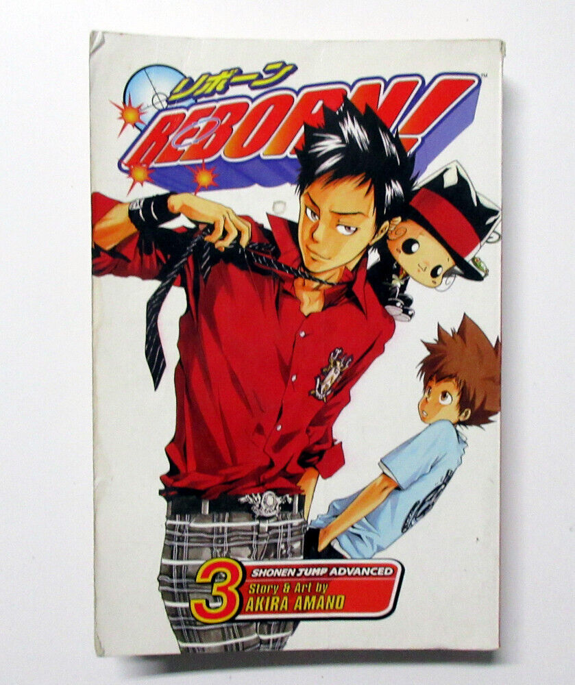 Reborn! Vol. 3 Akira Amano Manga Viz Media Shonen Jump Advanced OOP Rare  Volume | Comic Books - Modern Age