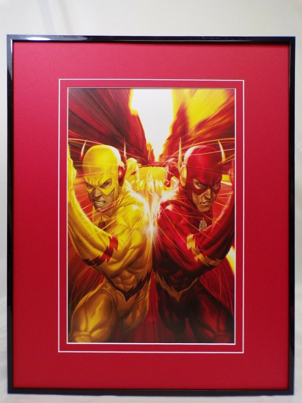 Flash #8 Reverse Flash Framed 16x20 Poster Display DC Comics Artgerm 