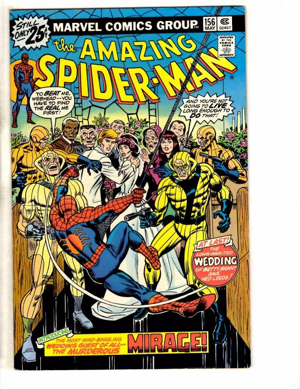 Amazing Spider-Man # 156 VF Marvel Comic Book Bronze Age Stan Lee Goblin J267