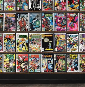 Huge Lot 150+ Comics with Excalibur, Alpha Flight, Classic X-Men & More!