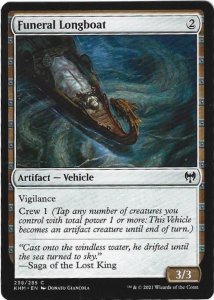 Magic the Gathering:  Kaldheim - Funeral Longboat