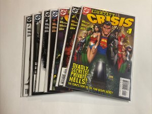 Identity Crisis 1 2 3 4 5 6 7 Lot Run Set Near Mint Nm Dc Comics