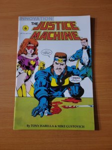 The Justice Machine #6 ~ NEAR MINT NM ~ 1991 Innovation Comics