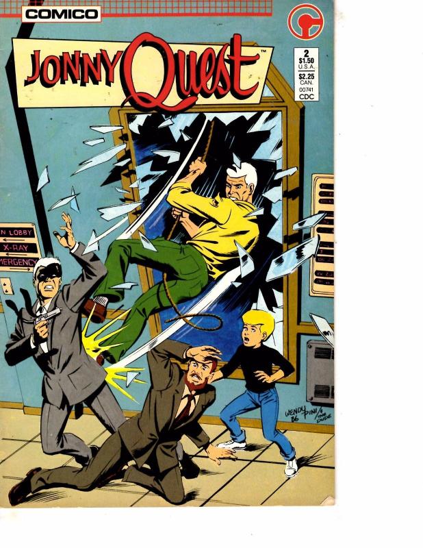 Lot Of 2 Jonny Quest Comico Comic Books #2 6 Superman Batman   WT15