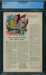 Tales to Astonish 44 CGC 7.5  1st Wasp