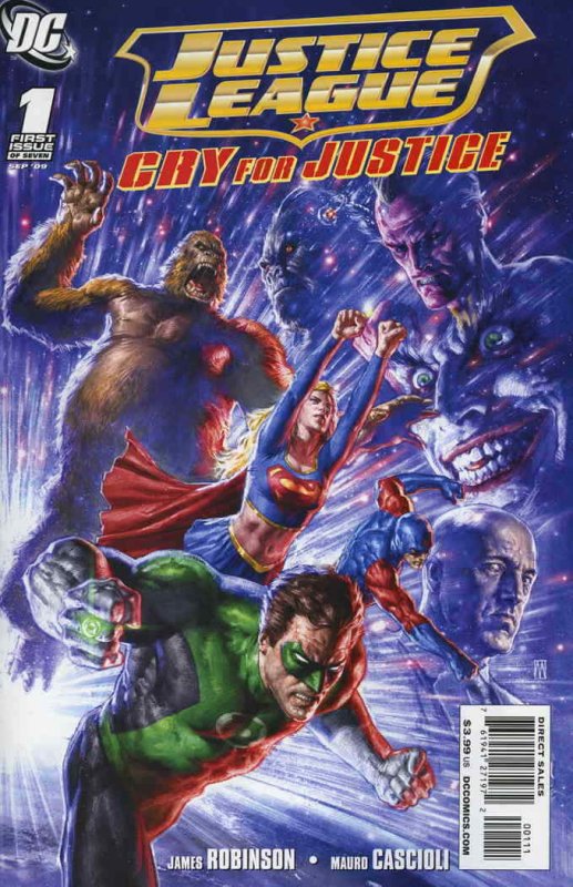 Justice League: Cry for Justice #1B VF/NM; DC | save on shipping - details insid 