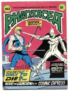 Phantacea #1 1977- early DAVE SIM- sci-fi comic VG