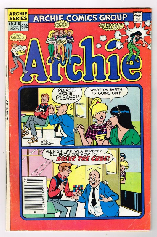 Archie #318 (1982)  Archie Comic 60Cent Comic