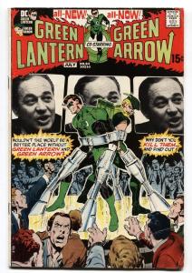 GREEN LANTERN #84 GREEN ARROW PHOTO CVR WRIGHTSON ADAMS VG