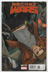 Secret Wars #6 Marvel Comic Book 2015 Babs Tarr Variant Cover Star-Lord GOTG