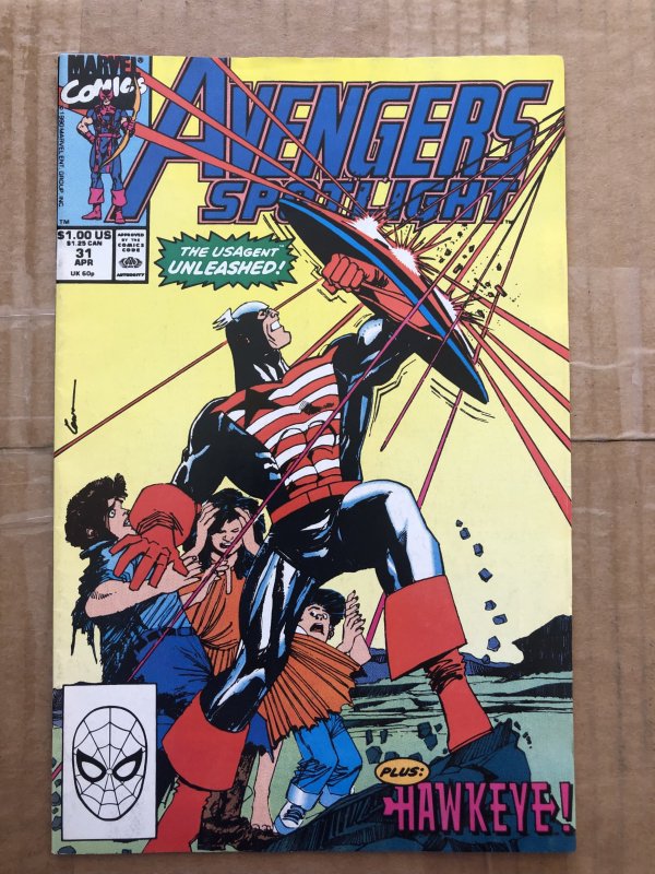 Avengers Spotlight #31 Direct Edition (1990)