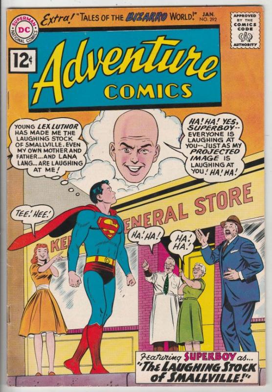 Adventure Comics #292 (Jan-62) VF/NM High-Grade Superboy, Lana Lang, Ma and P...