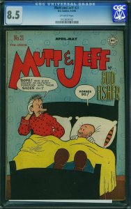 Mutt & Jeff #21 (1946) CGC 8.5 VF+