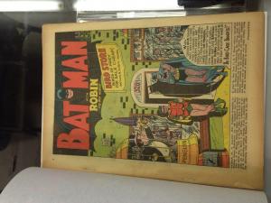 Batman 19 Incomplete(coverless/missing ad pages) Oct. 1943