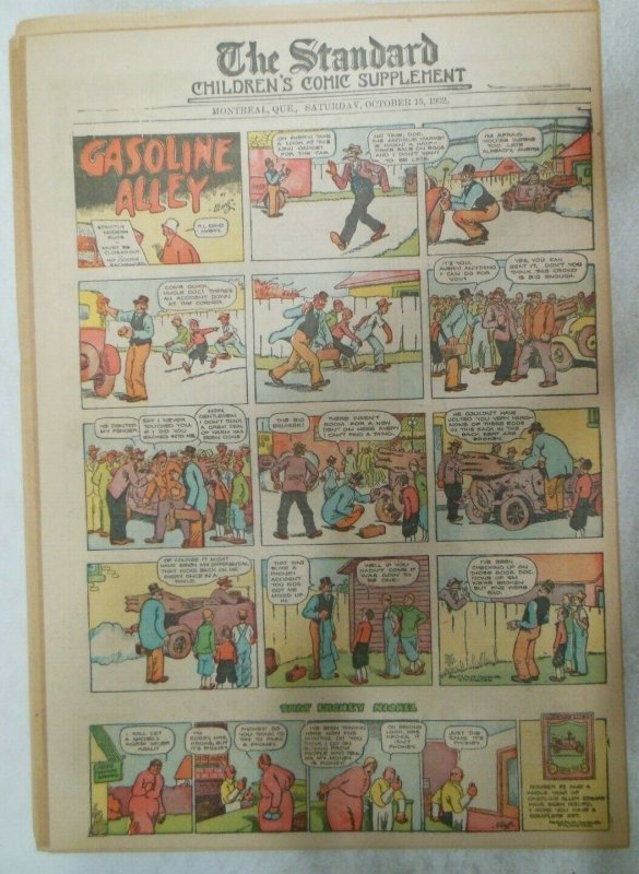 (46) Gasoline Alley Sunday Pages by Frank King from 1931 Size: 11 x 15 inches