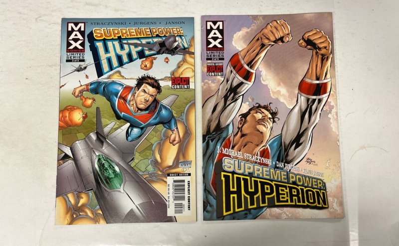 5 Marvel Max Comics Books Supreme Power 3 Hyperion 2 3 4 5 53 JW20