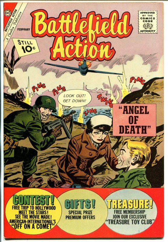 Battlefield Action #40 1962-Charlton-Roy Lichtenstein-Angel of Death-NM