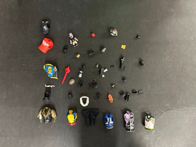 WWE AEW Mattel Elite Lot of 105 With Accessories