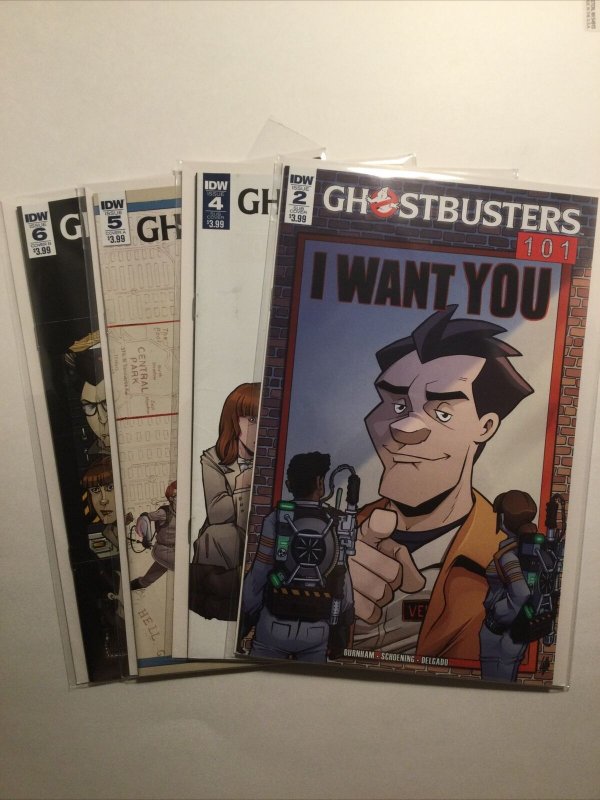 Ghostbusters 101 2 4 5 6 Lot Run Set Near Mint Nm Idw