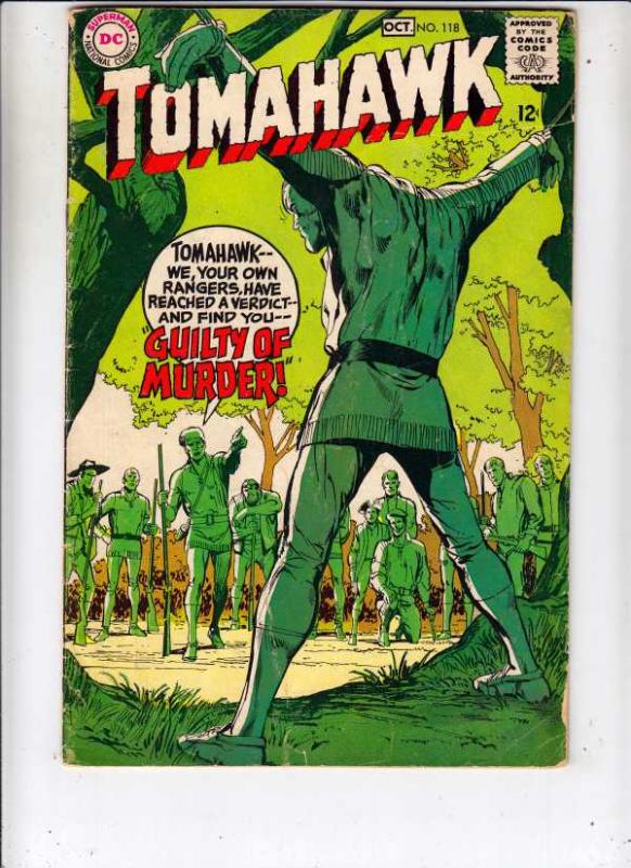 Tomahawk #118 (Oct-68) VG/FN Mid-Grade Tomahawk