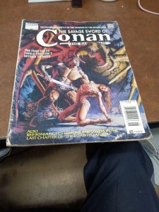 Savage Sword of Conan 210 (Newsstand) 1993 Marvel comics Red Sonja the barbarian