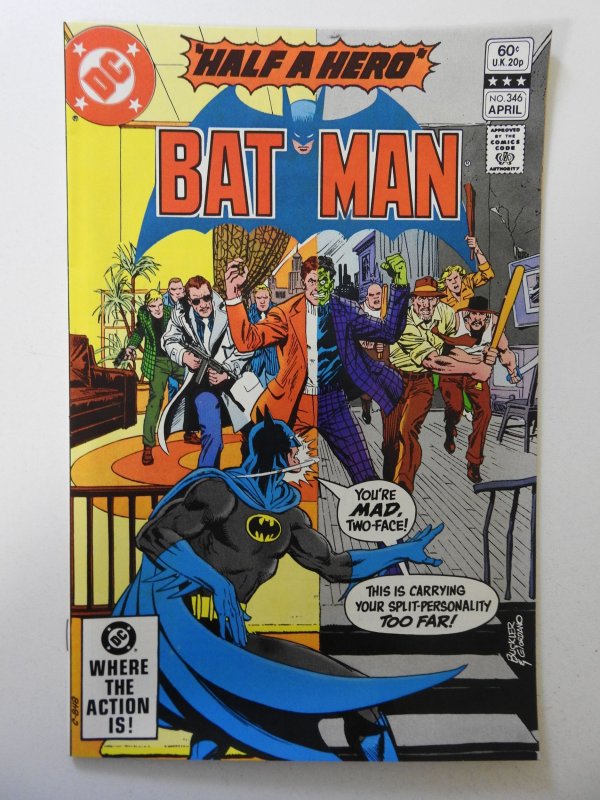 Batman #346 (1982) FN+ Condition! Atari insert!