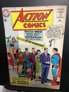 Action Comics #309 (1964) Mid grade JFK key issue! JLA Legion cameos! VG/FN Wow!
