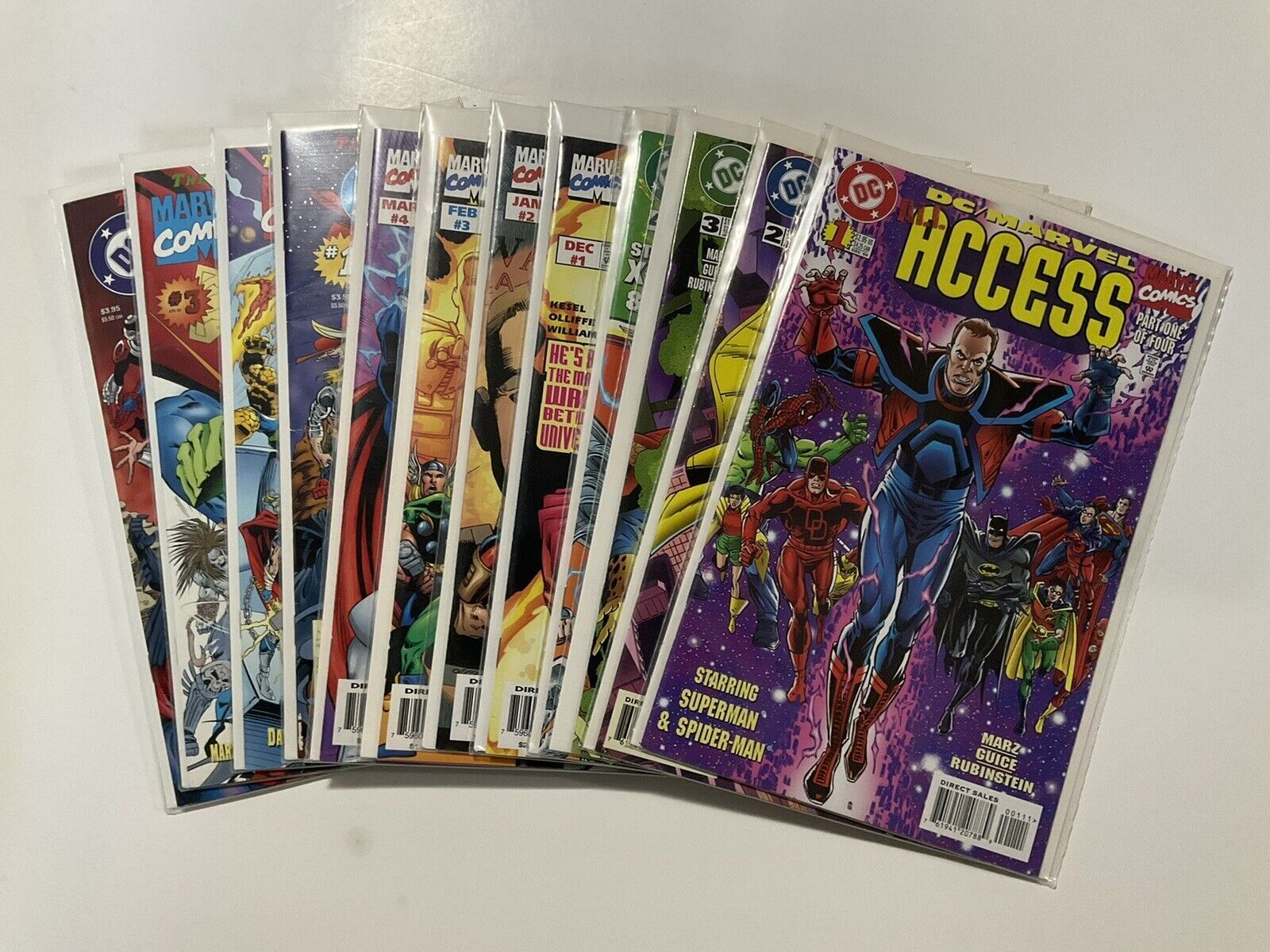 Dc Versus Marvel Comics 14 Amalgam 23 issues Unlimited Access 14 lot