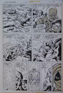 CARMINE INFANTINO original art, MS MARVEL #19, Ronan, Guardians of the Galaxy