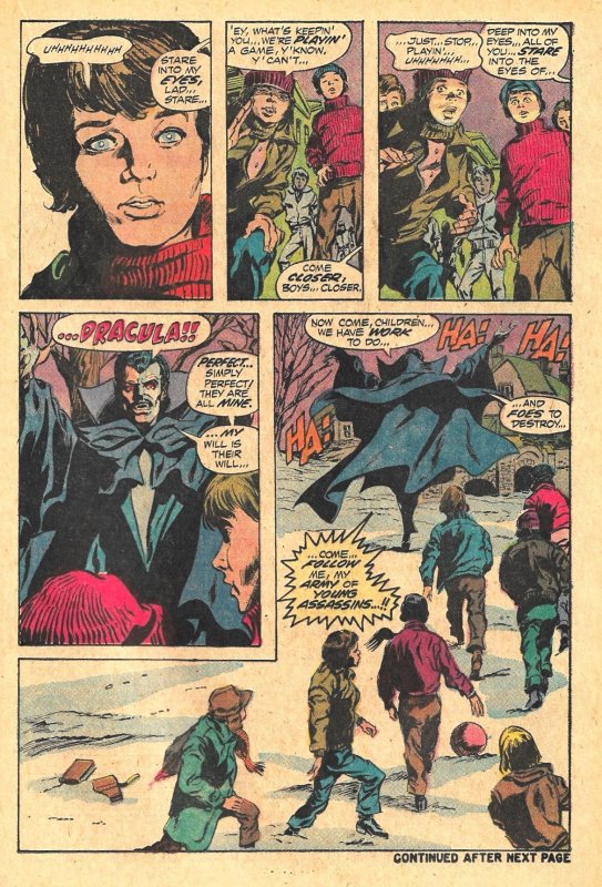 TOMB OF DRACULA #7 (Mar1973) 8.0 VF  Marv Wolfman! Gene Colan! Demonic Kids!!