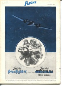 Flight 5/25/1944-futuristic aircraft cover-air war stories-WWII era-FN-