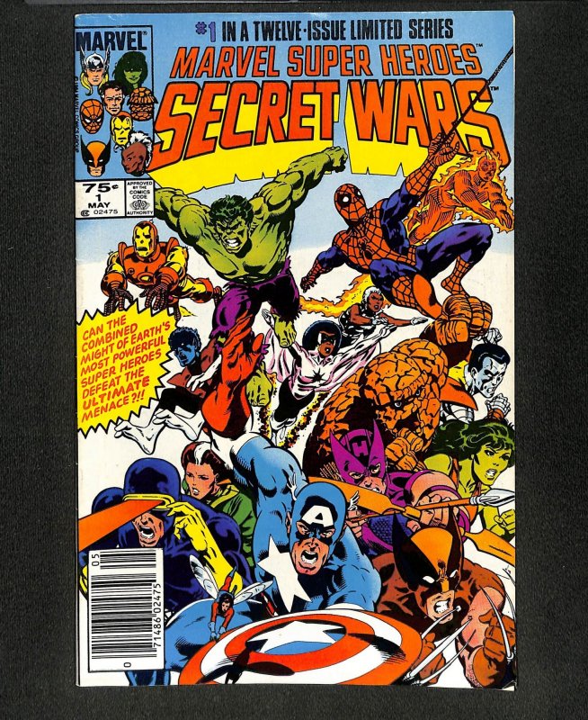 Marvel Super-Heroes Secret Wars #1 Mike Zeck Cover!