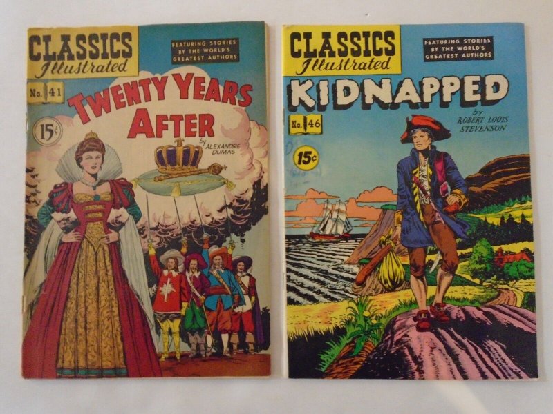 *Classics Illustrated #27, 37, 41, 46-48 (6 Books) Guide $64 
