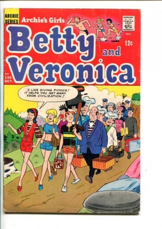 Betty and Veronica--#130--1966--COMIC BOOK--Archie--VG