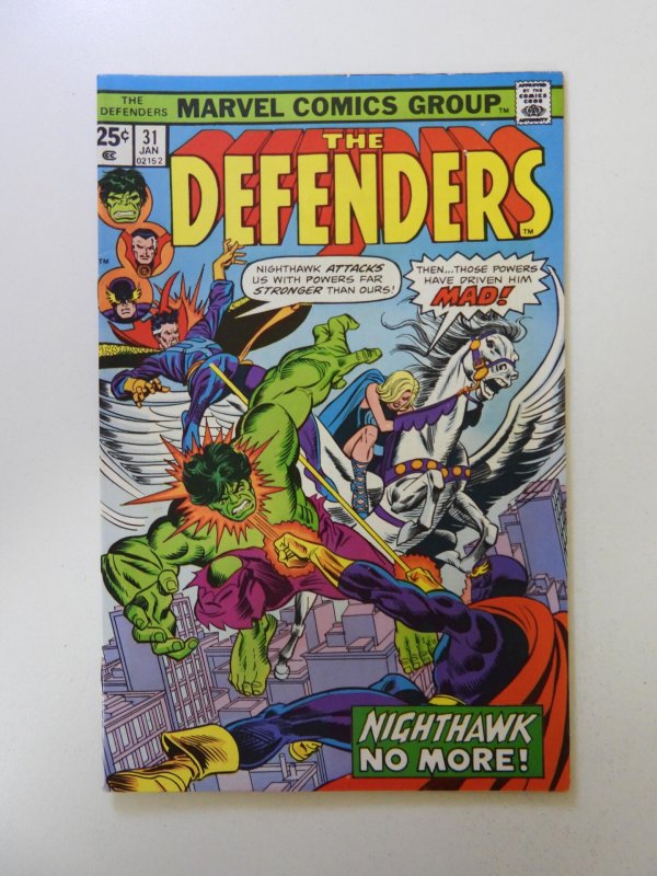 The Defenders #31 (1976) VF condition MVS intact