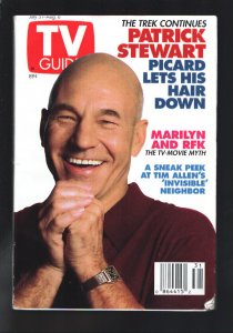 MAG: TV Guide 7/31/1993-Patrick Stewart-Star Trek: The New Generation-Western...
